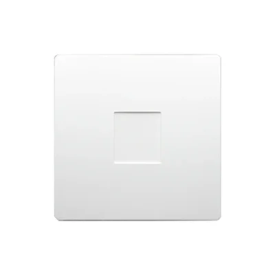 Zaślepka ramki - mocowanie na zatrzask do ramki, biała Do modułów wewnętrznych w ramkach wielokrotnych