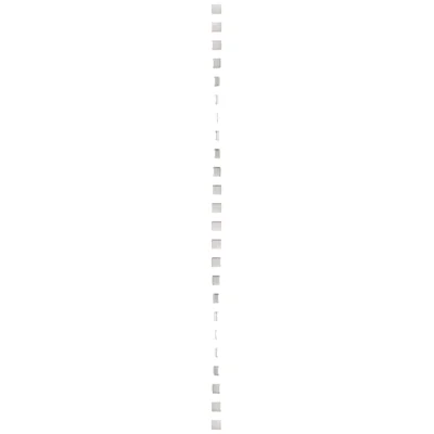 Zaślepka ramki - mocowanie na zatrzask do ramki, biała Do modułów wewnętrznych w ramkach wielokrotnych