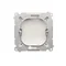Zaślepka ramki (moduł). Mocowanie za pomocą łapek lub wkrętów, biała