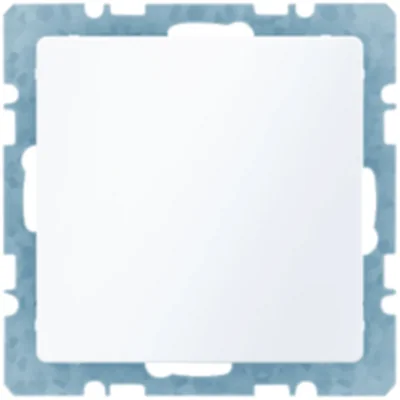 Zaślepka z elementem centralnym śnieżnobiały, aksamit Q.1