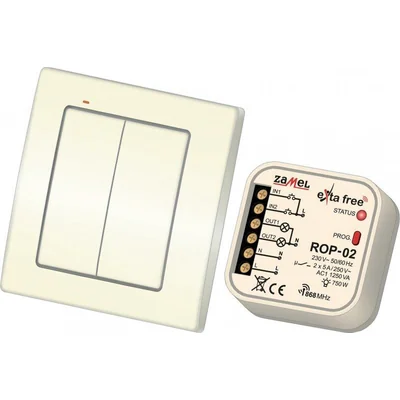 Zestaw sterowania bezprzewodowego TYP: RZB-04 (RNK-04+ROP-02)